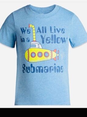 LENNON & MCCARTNEY size 18 month "Yellow Submarine" T-shirt. Unisex RARE! $24